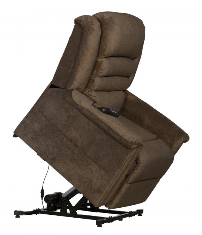 Invincible 4832 Pow'r Lift Full Lay-Out Chaise Recliner 4832