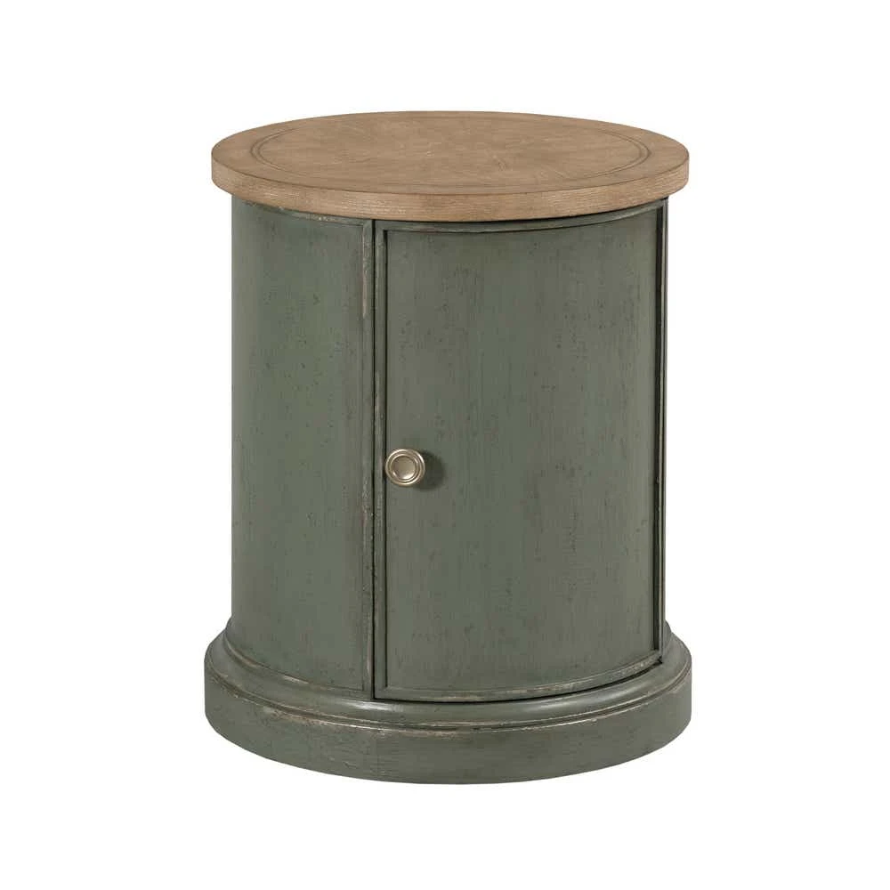 Chastain Round Accent In Green Table 483916G