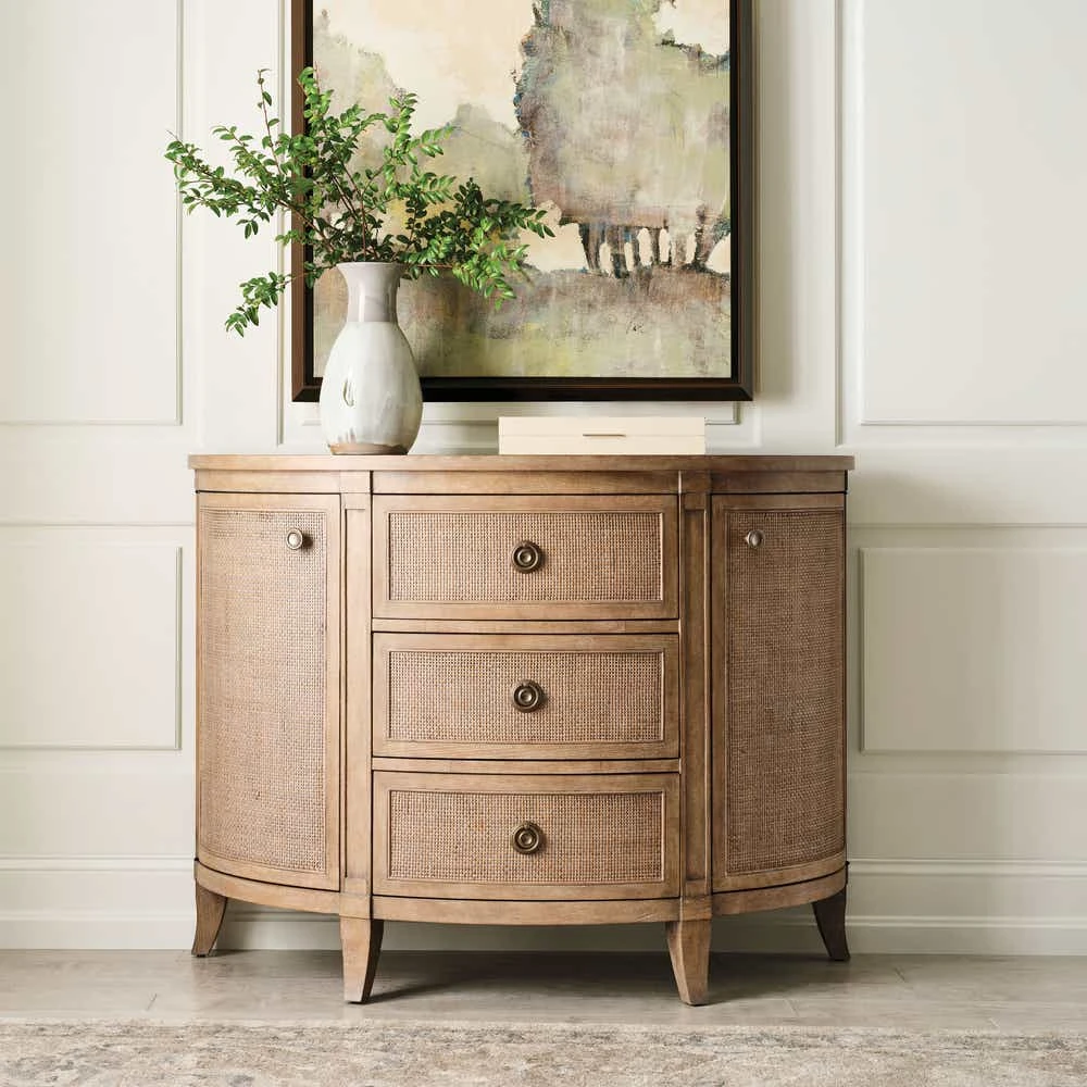 Chastain Woodfield Demilune Table 483927