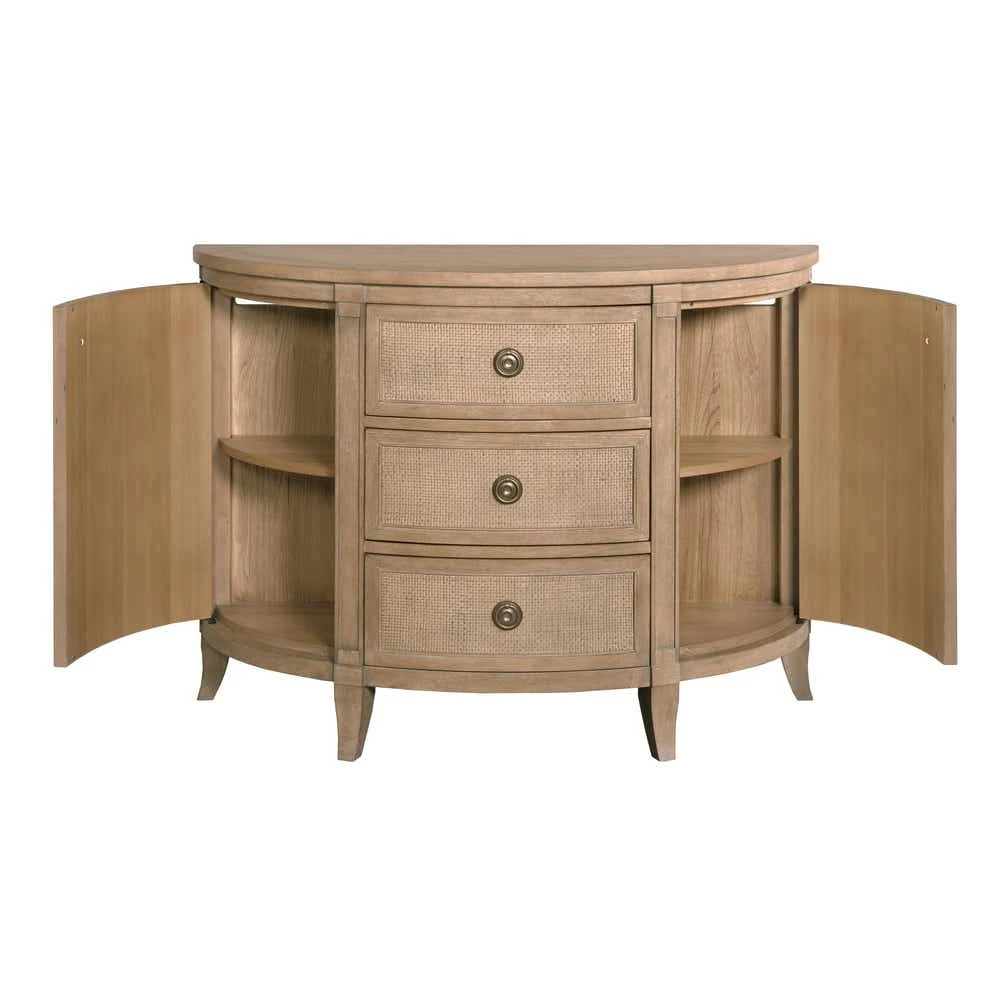 Chastain Woodfield Demilune Table 483927