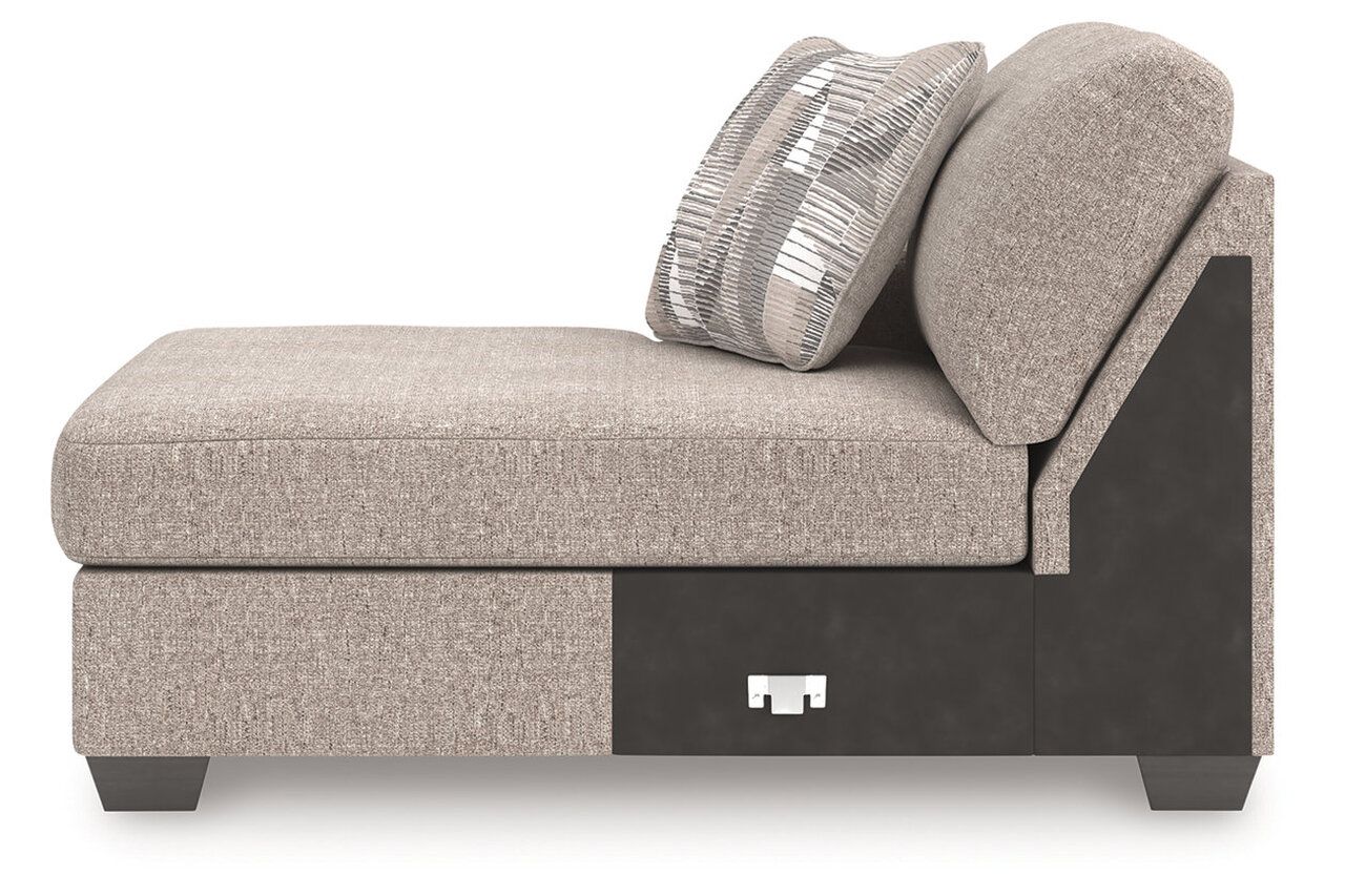 Newellen 3-Piece LAF Sectional With Chaise In Hemp 48404S1