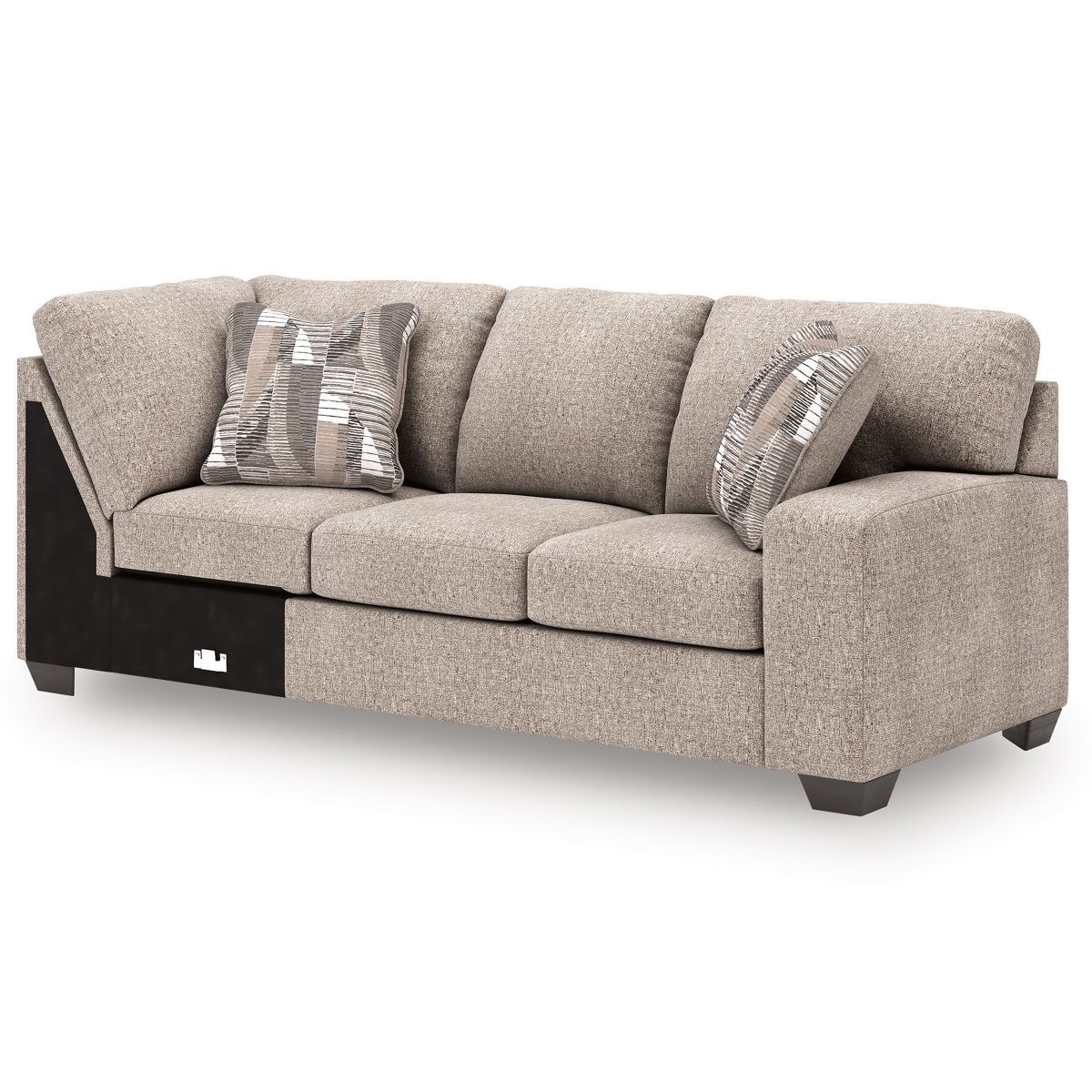 Newellen 3-Piece LAF Sectional With Chaise In Hemp 48404S1