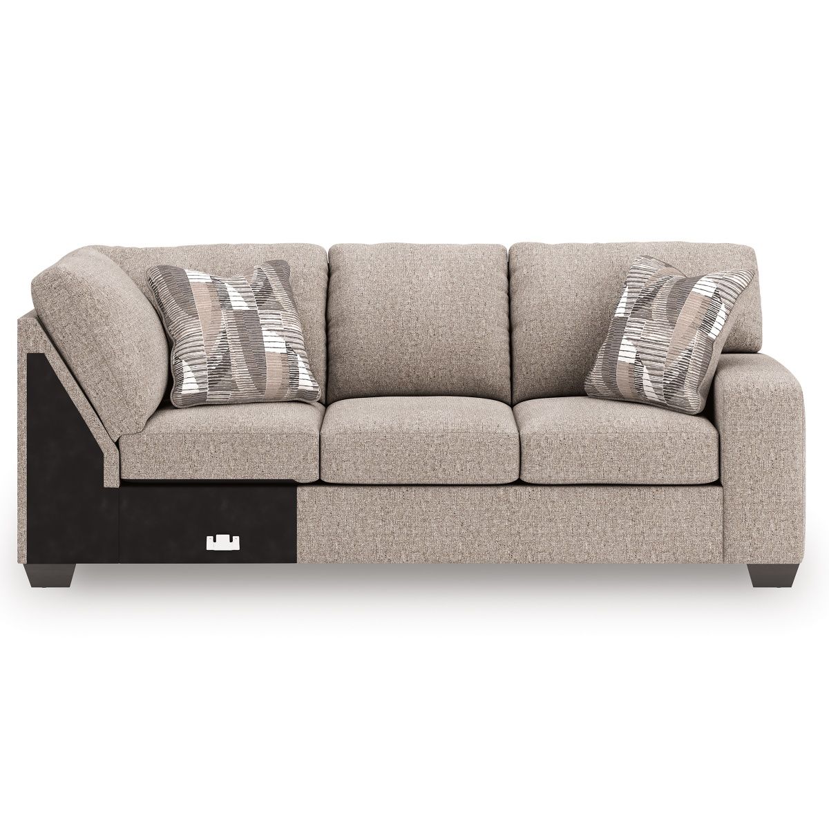 Newellen 3-Piece LAF Sectional With Chaise In Hemp 48404S1