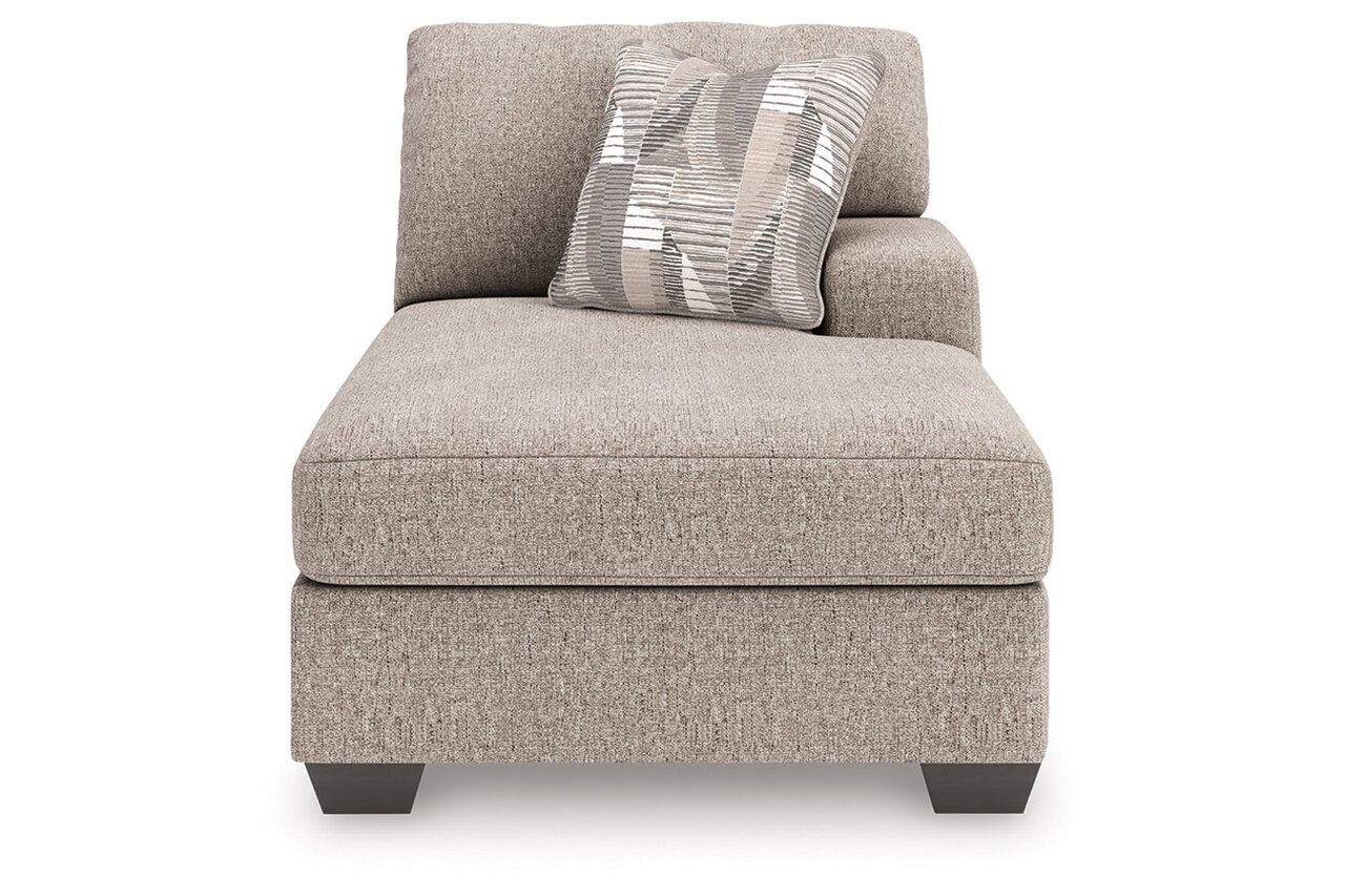 Newellen 3-Piece RAF Sectional With Chaise In Hemp 48404S2