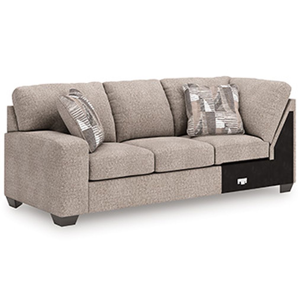 Newellen 3-Piece RAF Sectional With Chaise In Hemp 48404S2