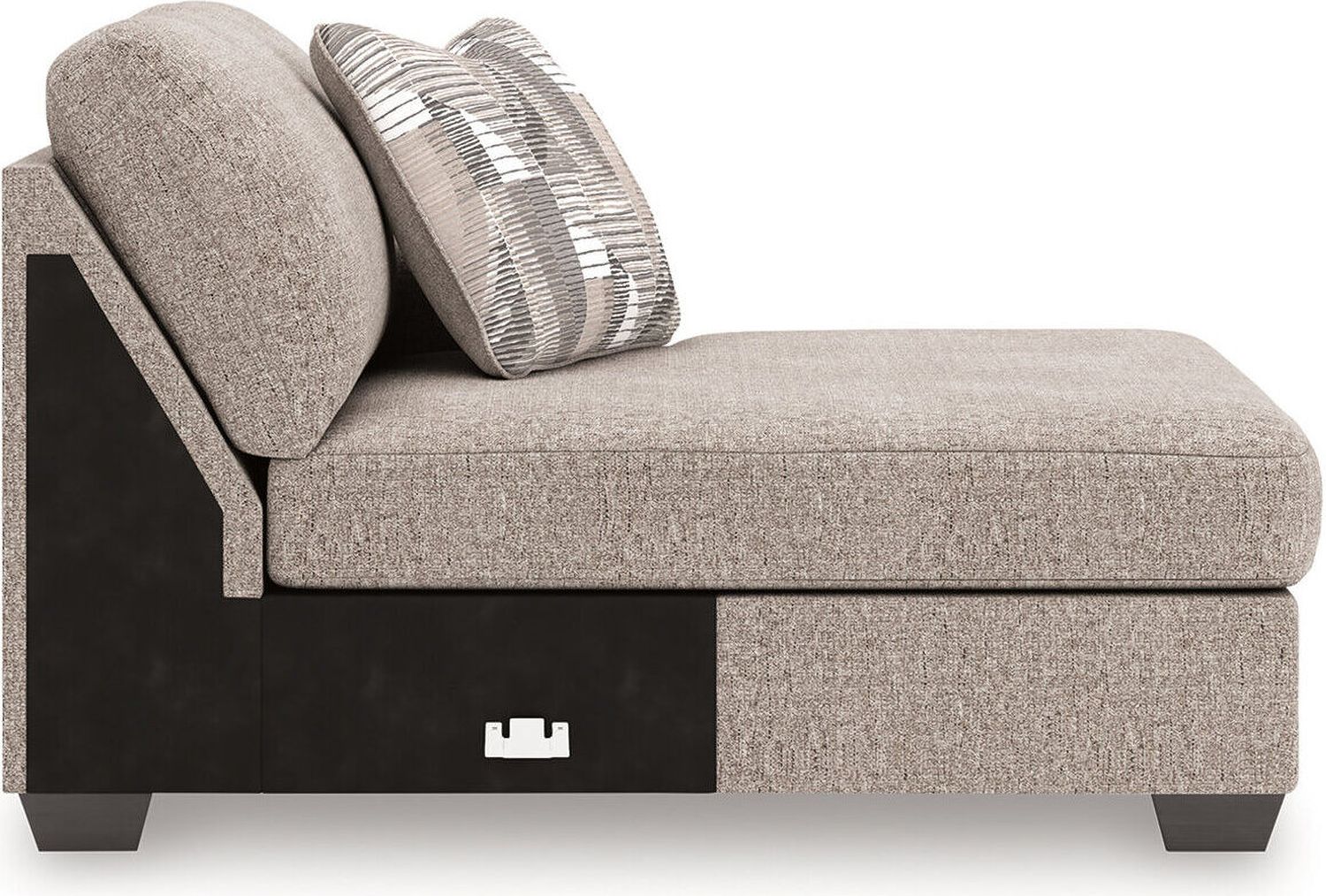 Newellen 3-Piece Sectional With Double Chaise In Hemp 48404S3