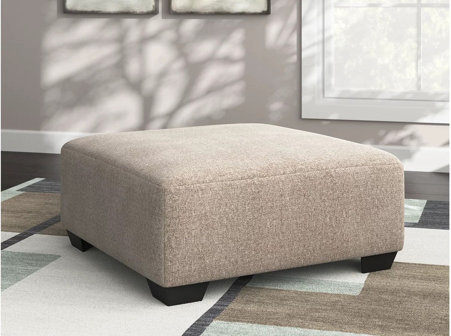 Newellen 3-Piece Sectional With Double Chaise In Hemp 48404S3