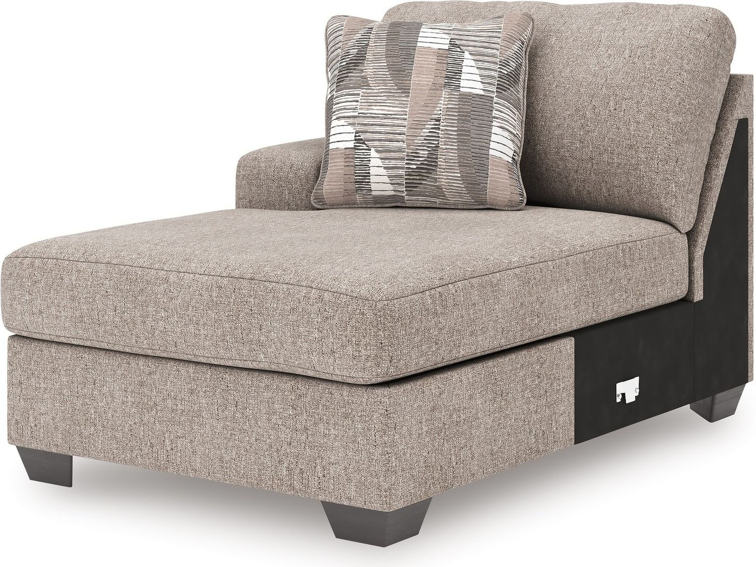 Newellen 3-Piece Sectional With Double Chaise In Hemp 48404S3
