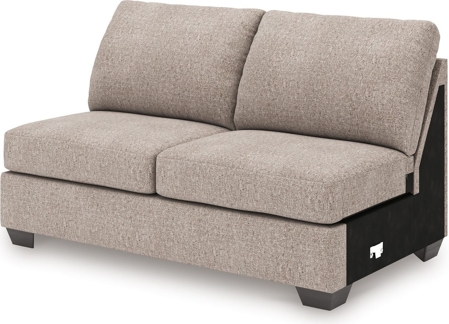 Newellen 3-Piece Sectional With Double Chaise In Hemp 48404S3