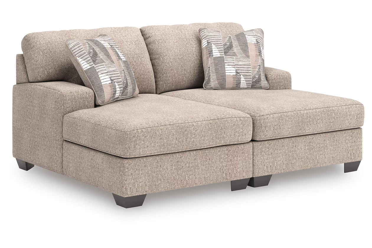 Newellen 2-Piece Super Chaise In Hemp 48404S4