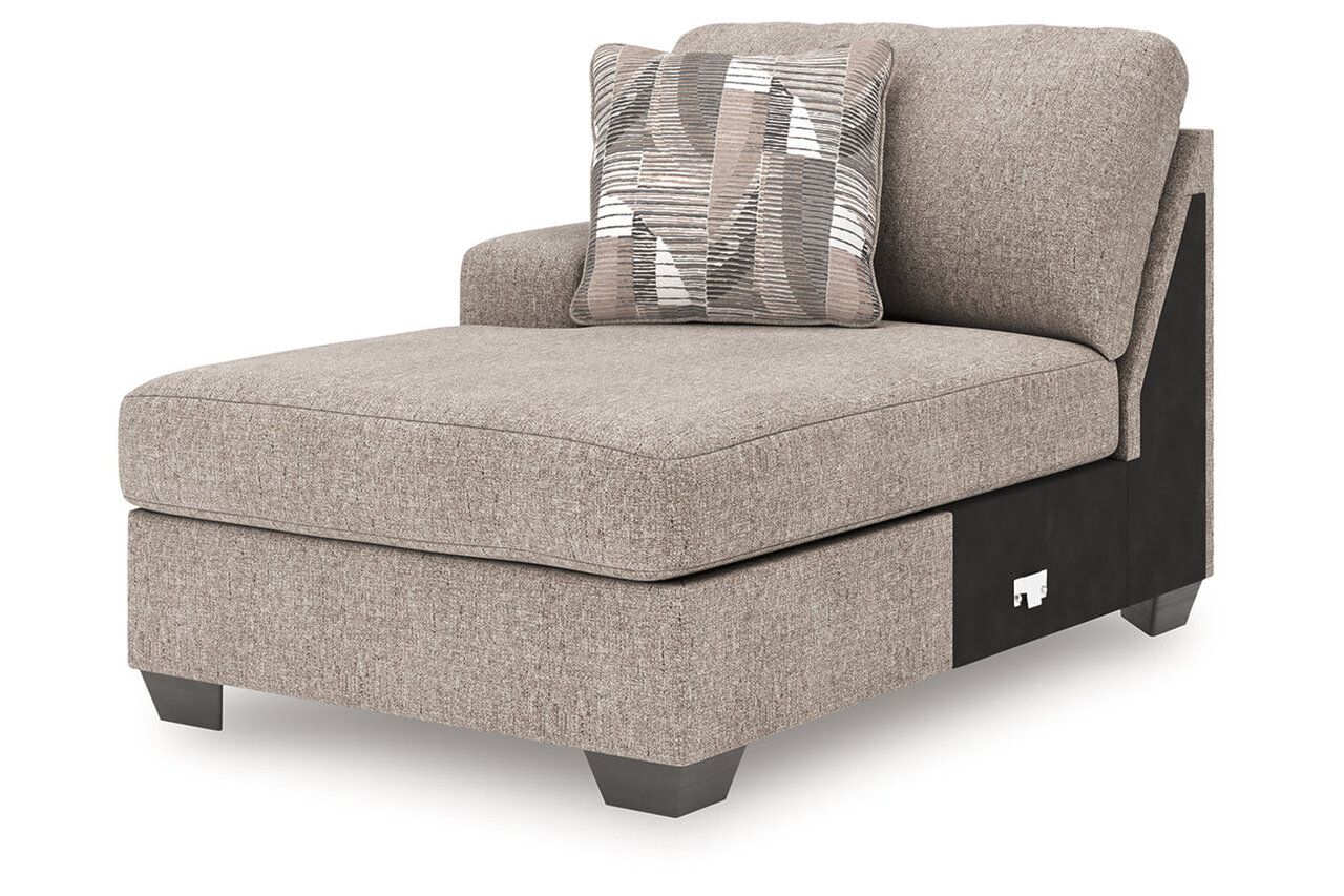 Newellen 3-Piece LAF Sleeper Sectional With Chaise In Hemp 48404S5