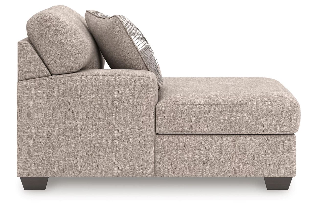 Newellen 3-Piece LAF Sleeper Sectional With Chaise In Hemp 48404S5