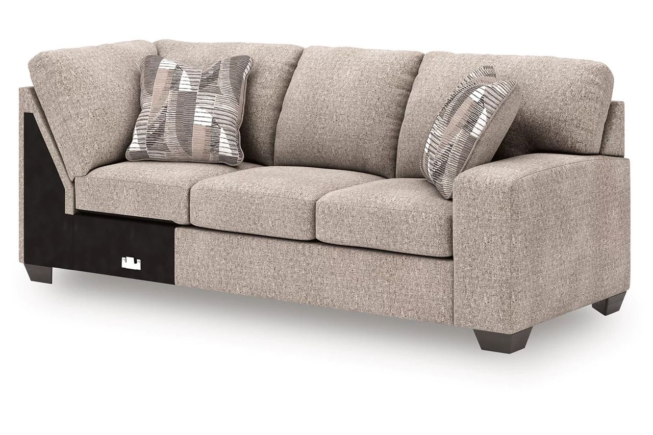 Newellen 3-Piece LAF Sleeper Sectional With Chaise In Hemp 48404S5