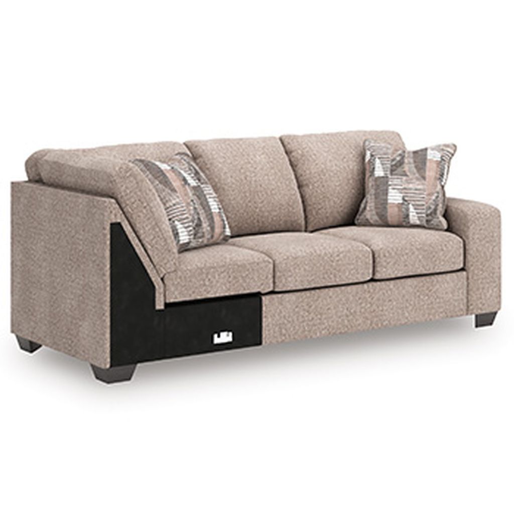 Newellen 3-Piece LAF Sleeper Sectional With Chaise In Hemp 48404S5