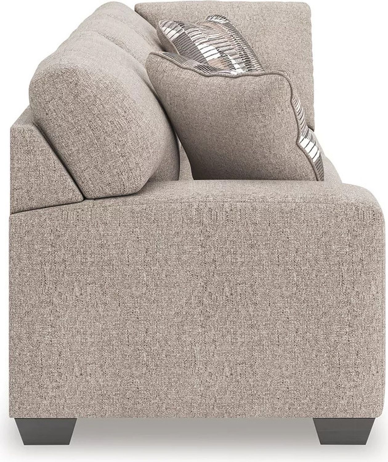Newellen 3-Piece RAF Sleeper Sectional With Chaise In Hemp 48404S6