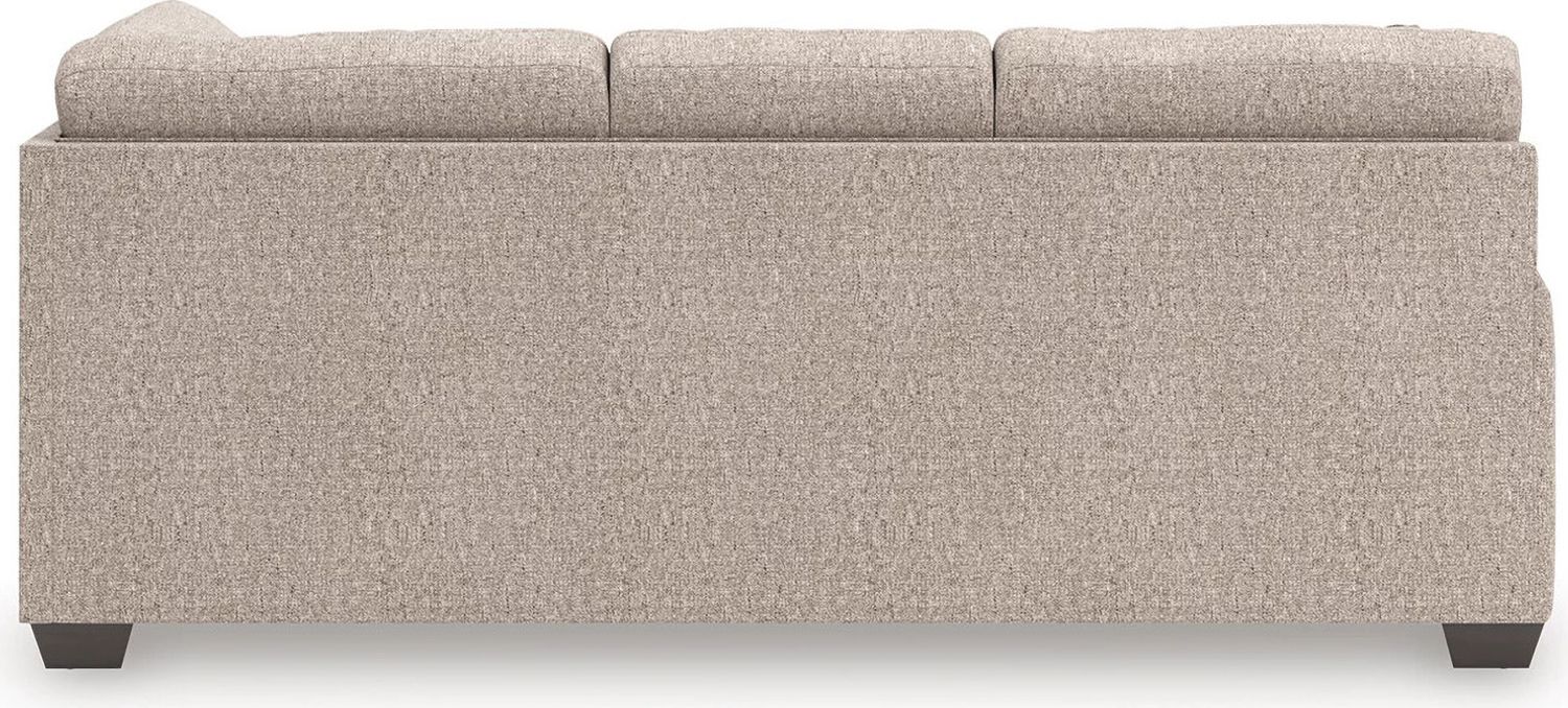 Newellen 3-Piece RAF Sleeper Sectional With Chaise In Hemp 48404S6