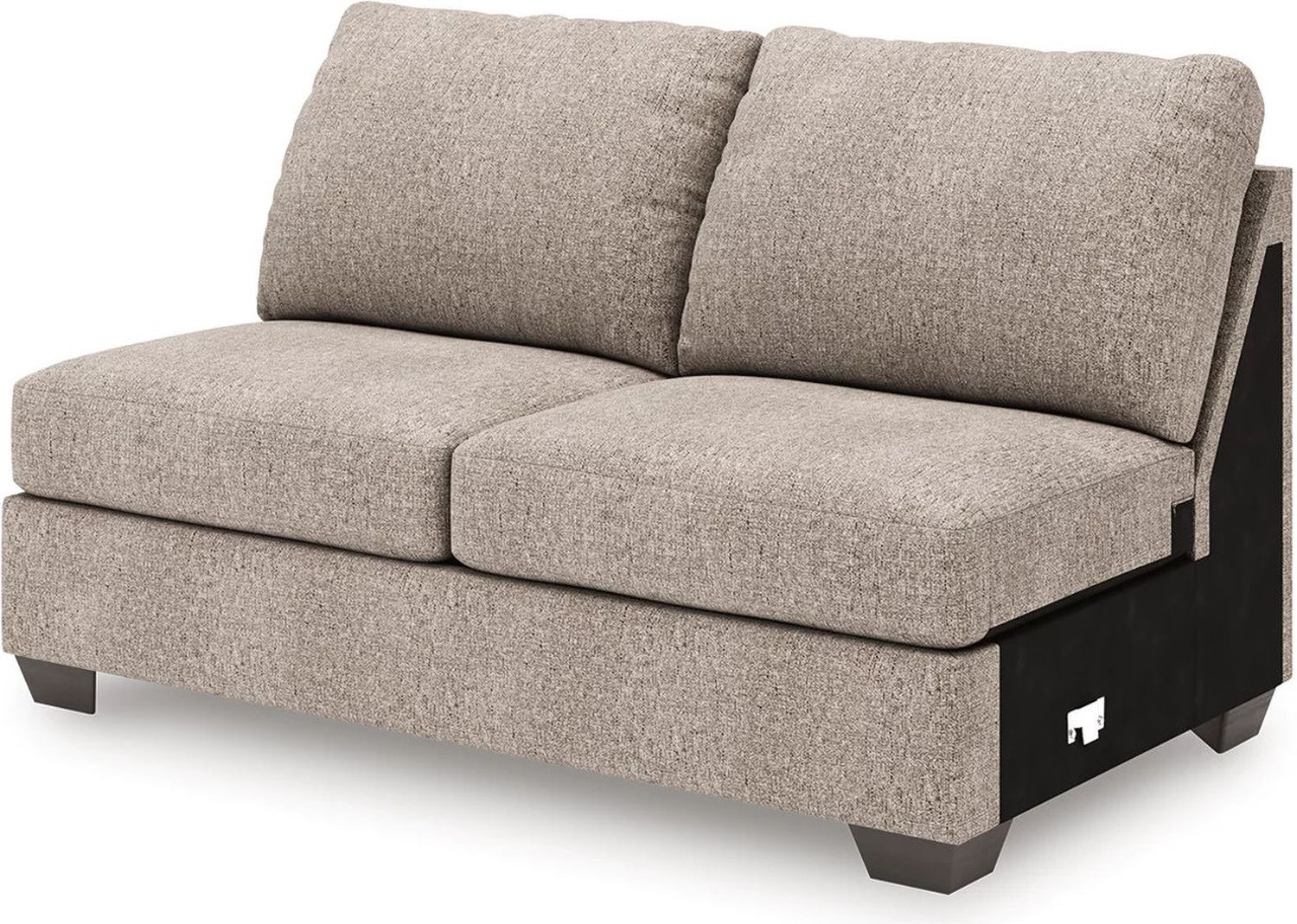 Newellen 3-Piece RAF Sleeper Sectional With Chaise In Hemp 48404S6