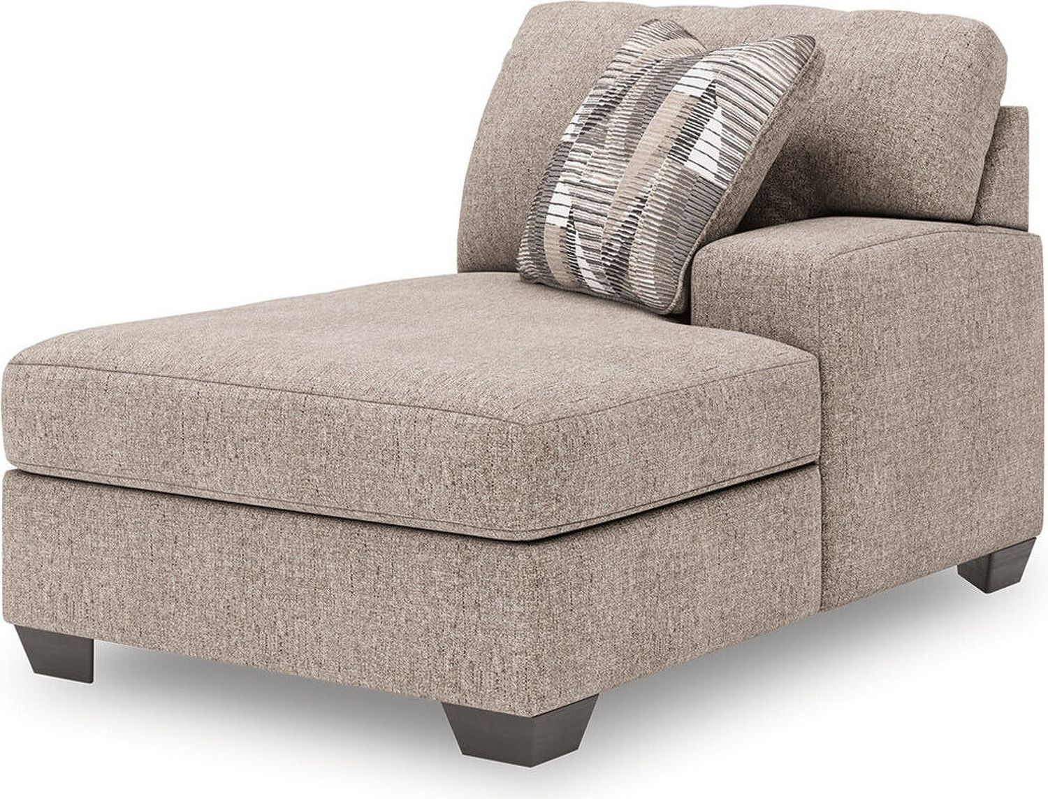 Newellen 3-Piece RAF Sleeper Sectional With Chaise In Hemp 48404S6