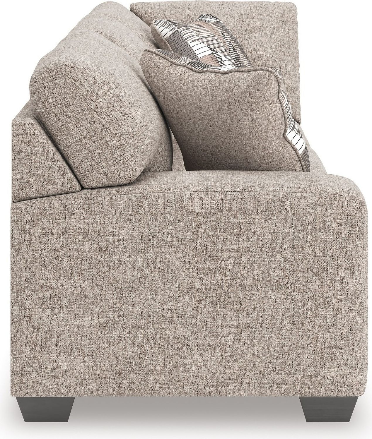 Newellen 3-Piece RAF Sleeper Sectional With Chaise In Hemp 48404S6