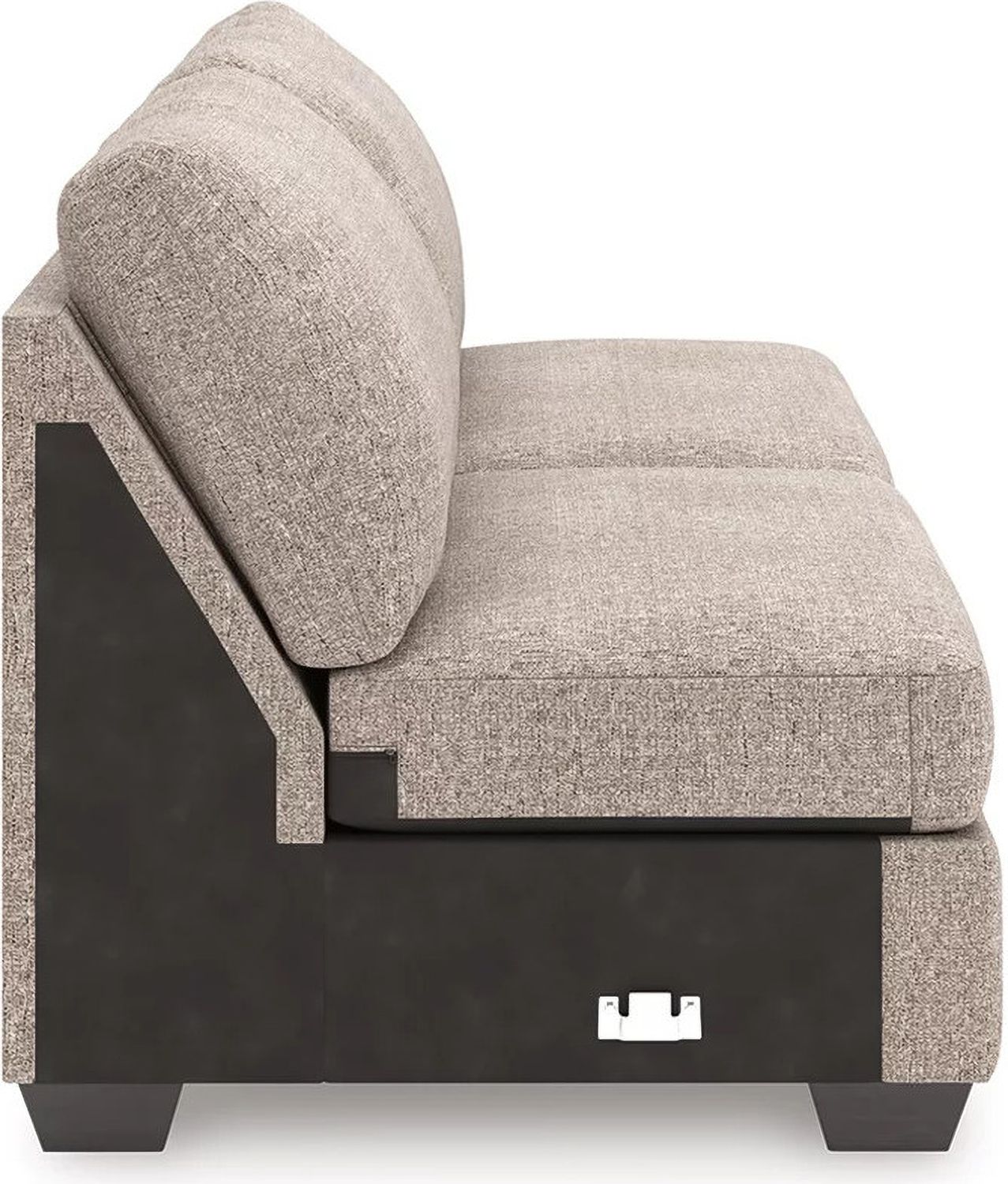 Newellen 3-Piece Sleeper Sectional With Double Chaise In Hemp 48404S7