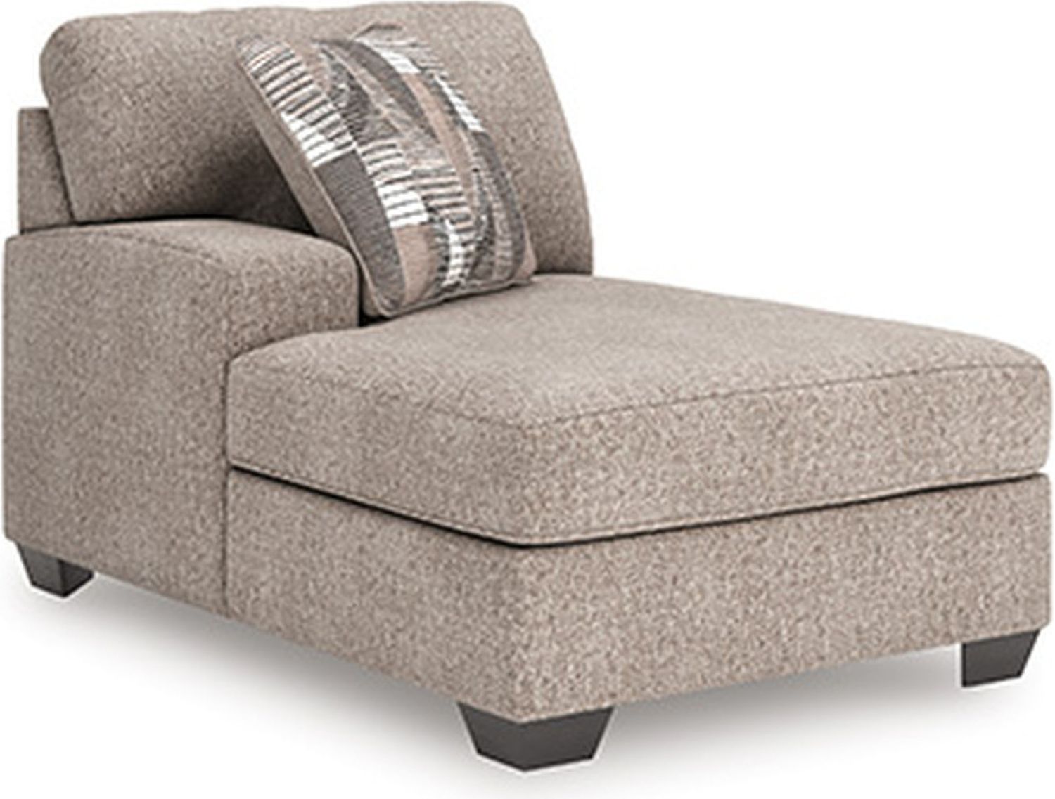 Newellen 3-Piece Sectional and Oversized Ottoman In Hemp 48404U1