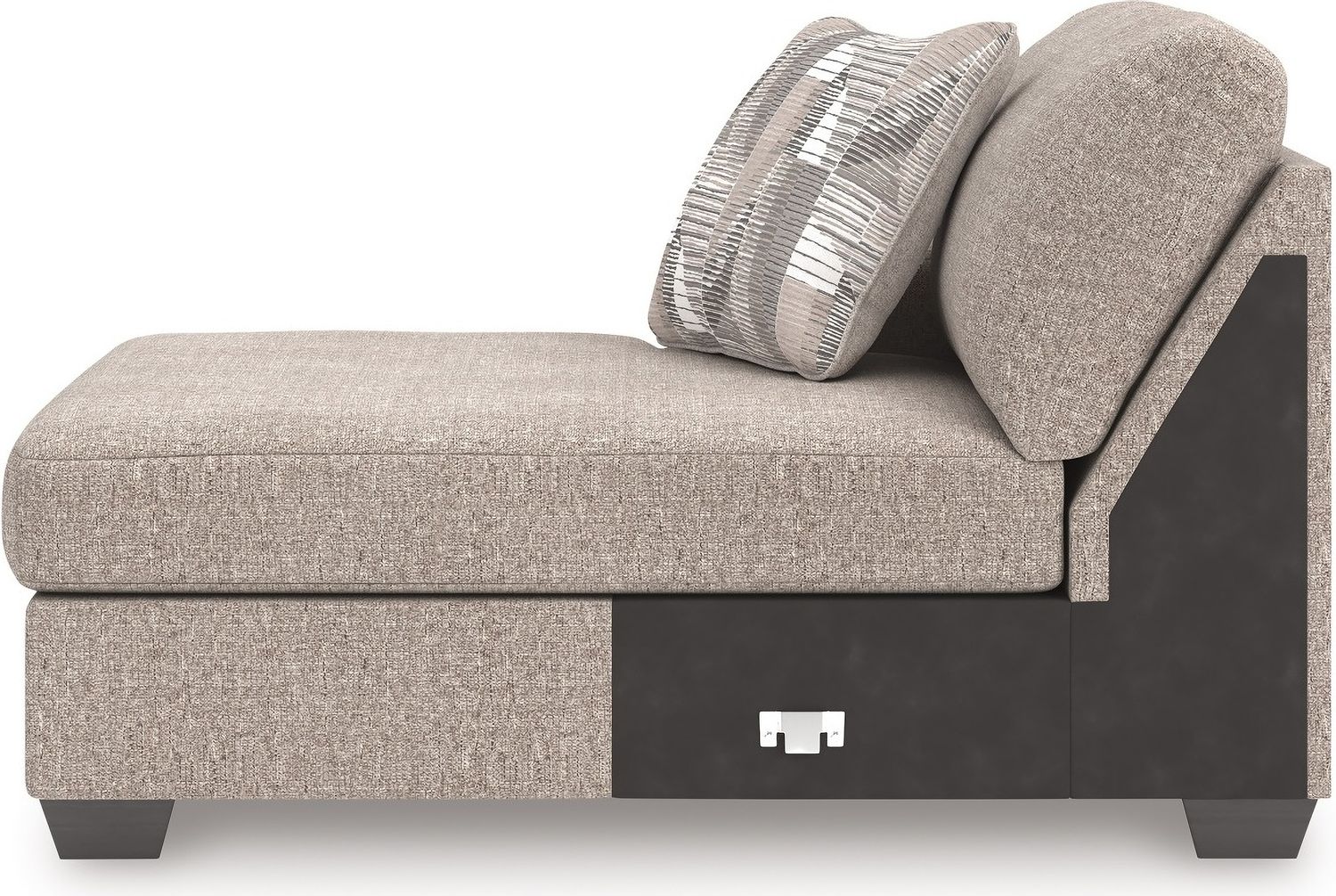 Newellen 3-Piece Sectional and Oversized Ottoman In Hemp 48404U1
