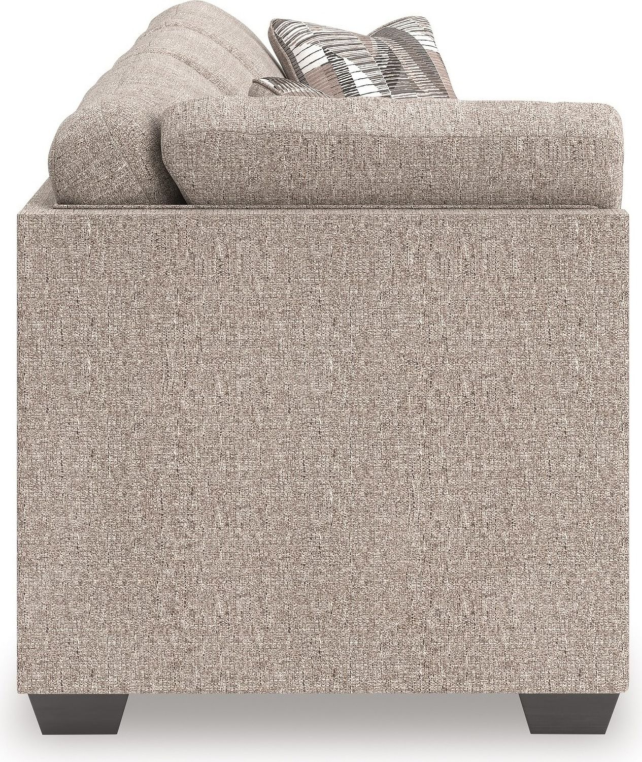 Newellen 3-Piece Sectional and Oversized Ottoman In Hemp 48404U1