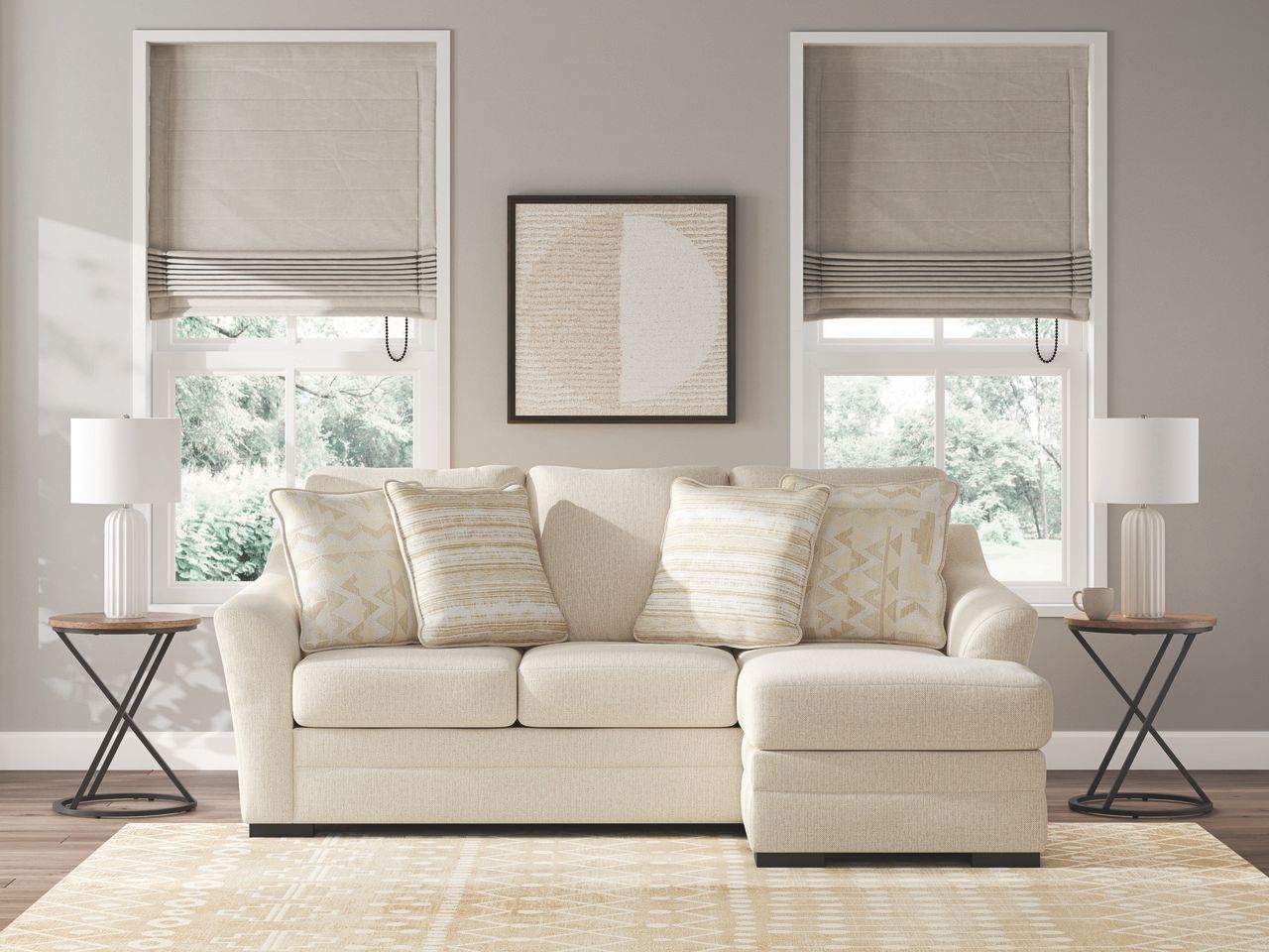 Lango Sofa Chaise In Jute 4860218