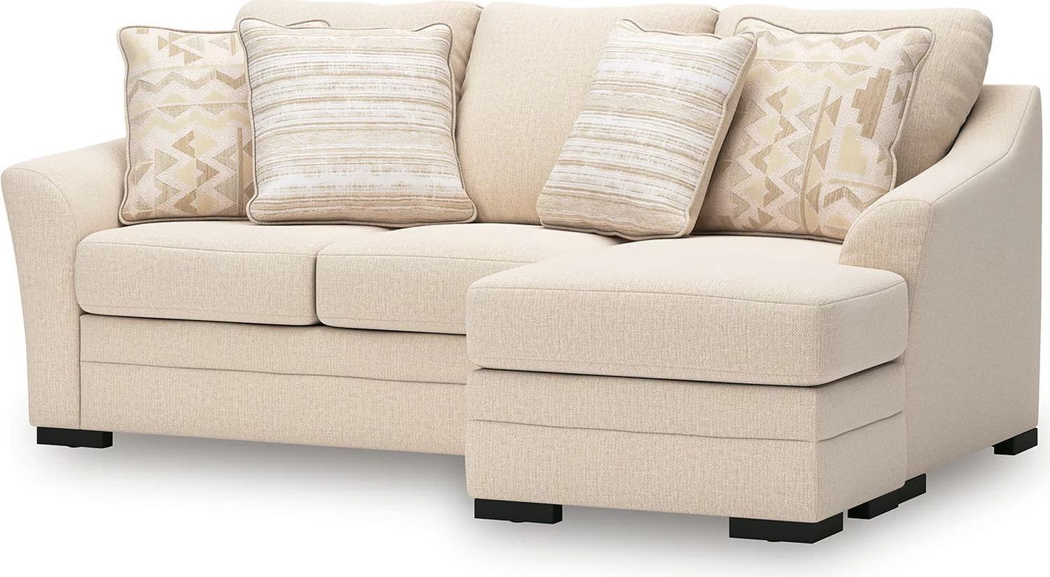 Lango Queen Sofa Chaise Sleeper In Jute 4860268