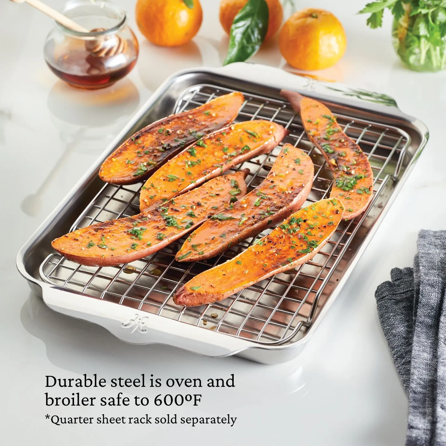 OvenBond Tri-ply Quarter Sheet Pan 48651
