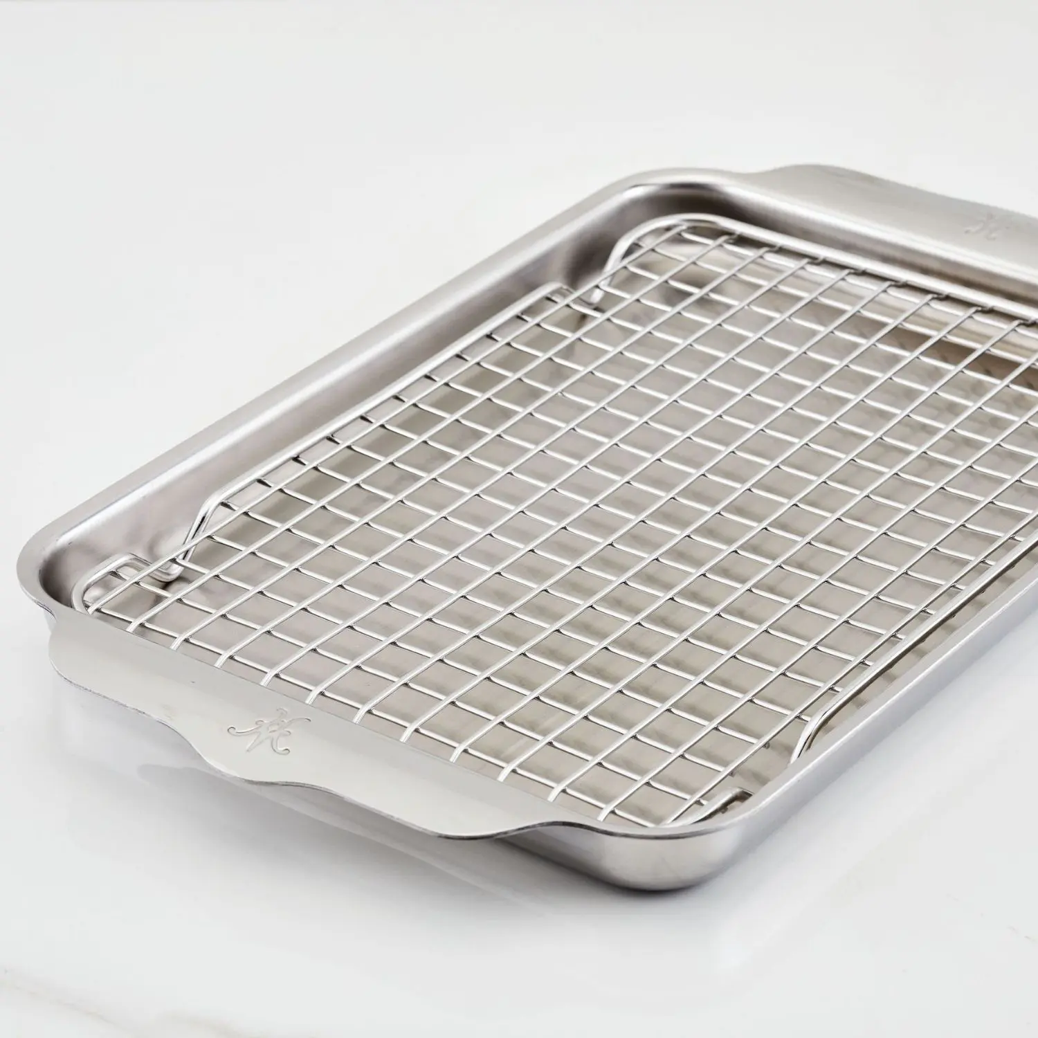 OvenBond Tri-ply Quarter Sheet Pan with Rack 48822