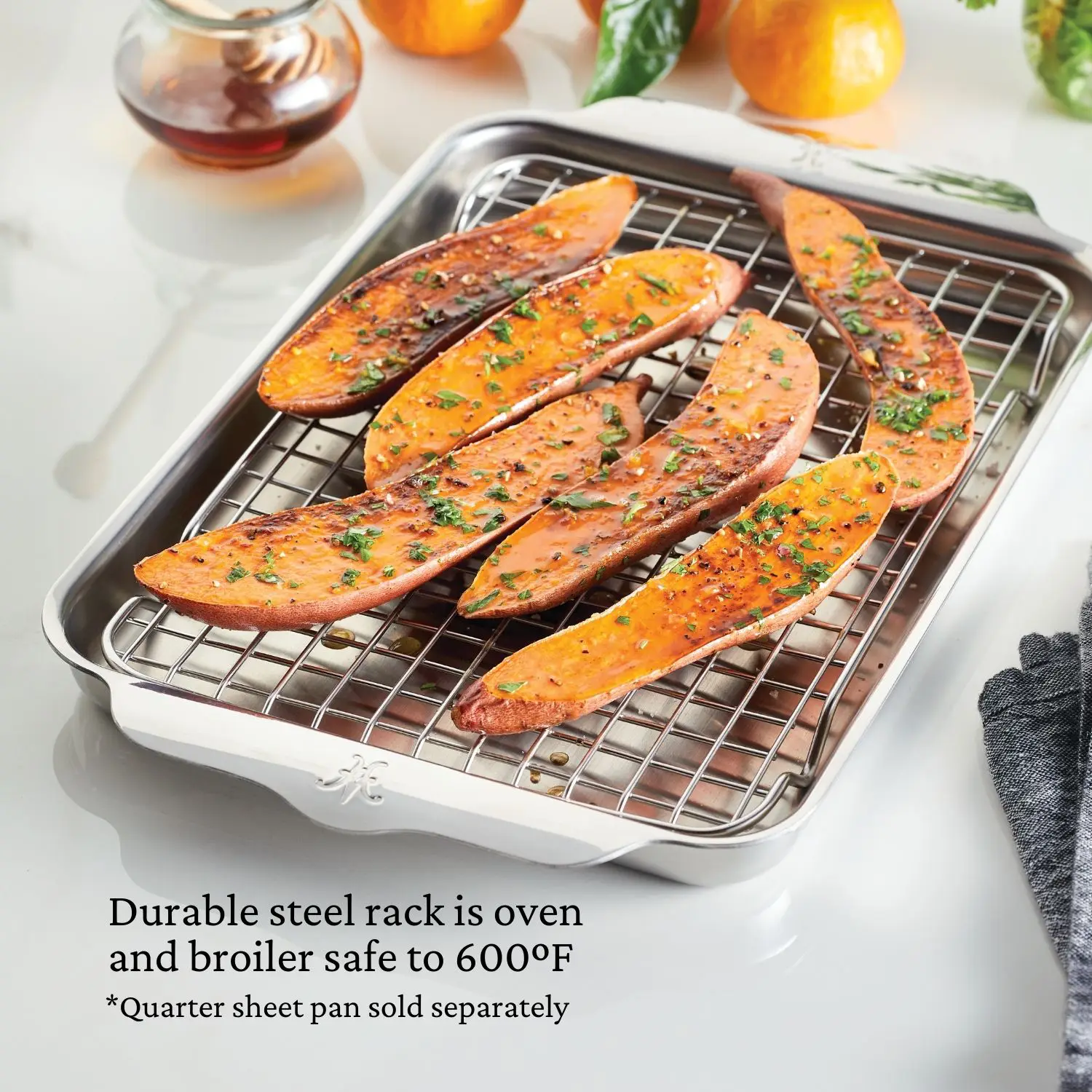 OvenBond Stainless Steel Quarter Sheet Pan Rack 48823