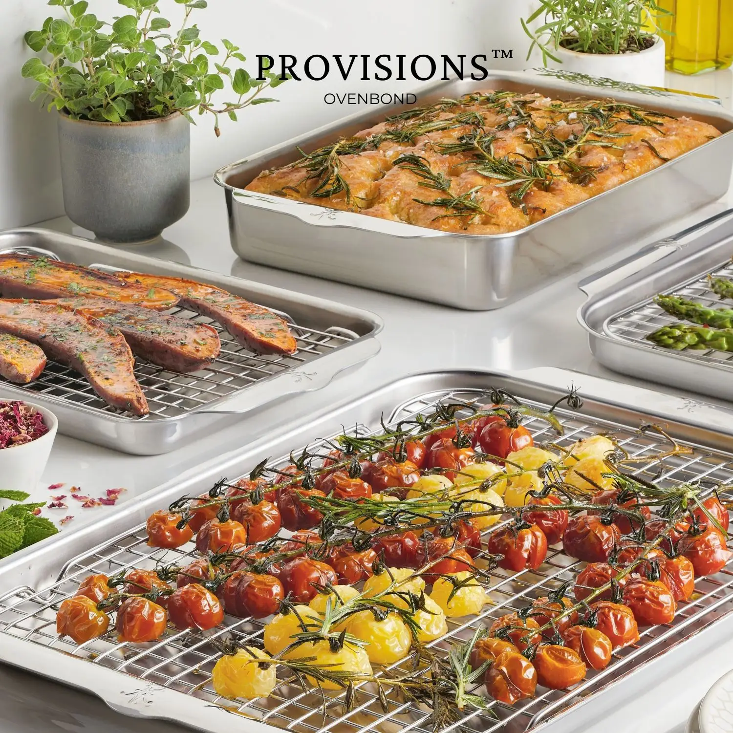 OvenBond Stainless Steel Quarter Sheet Pan Rack 48823