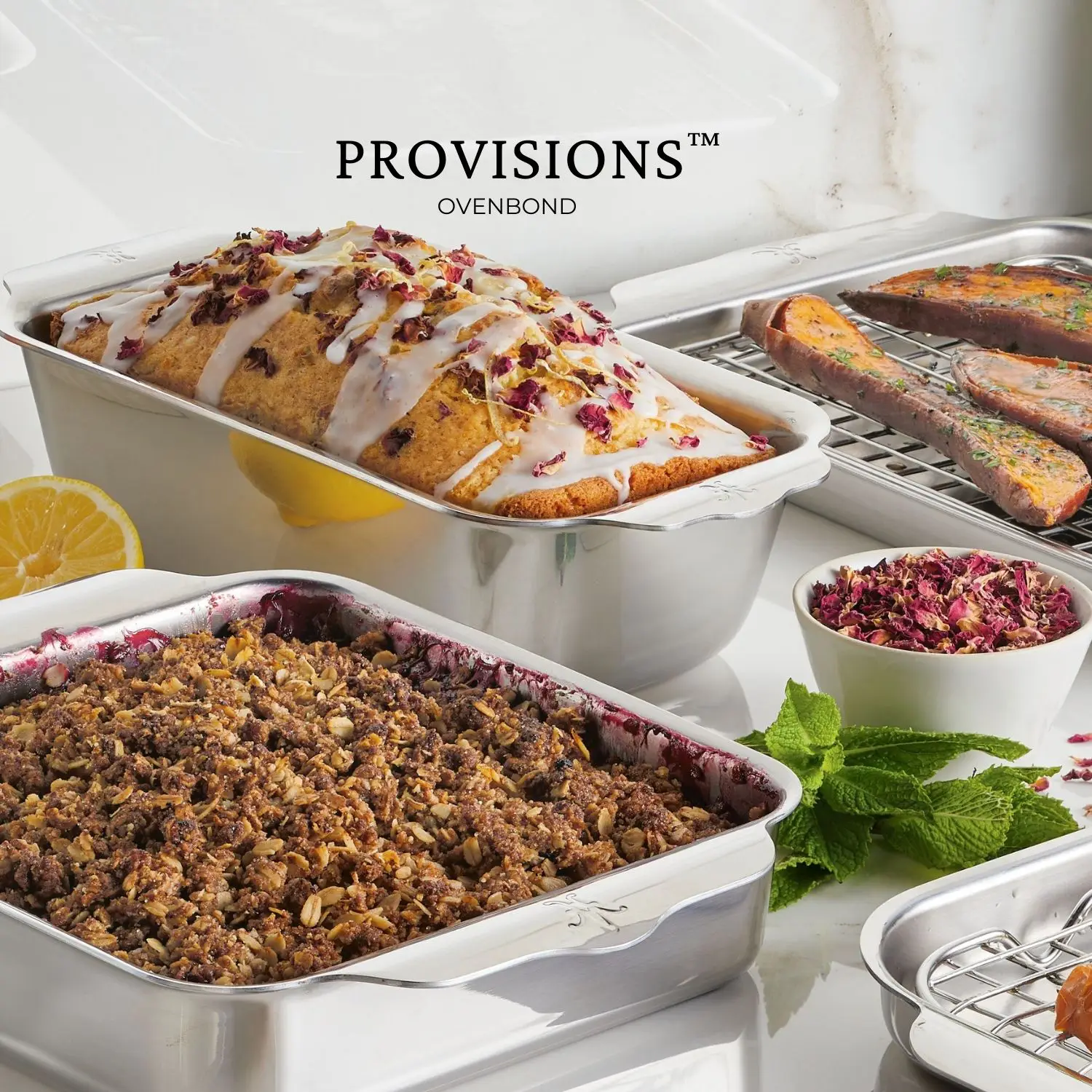 OvenBond Tri-ply Stainless Steel 1-Pound Loaf Pan 48825