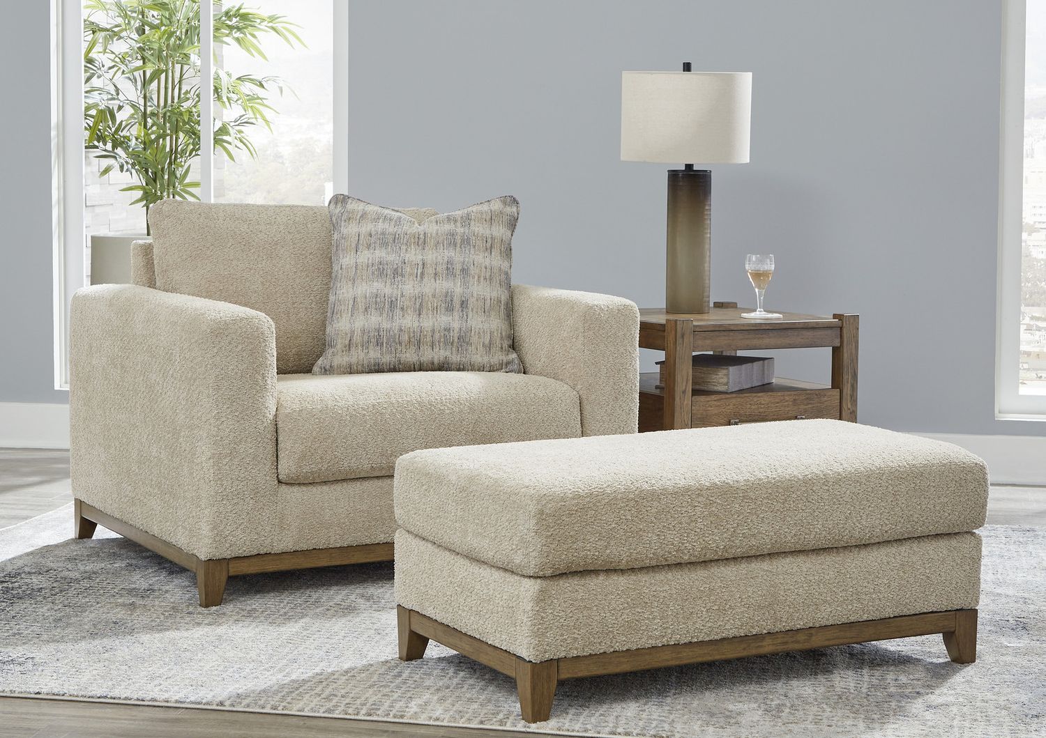 Parklynn Ottoman In Desert 4890214