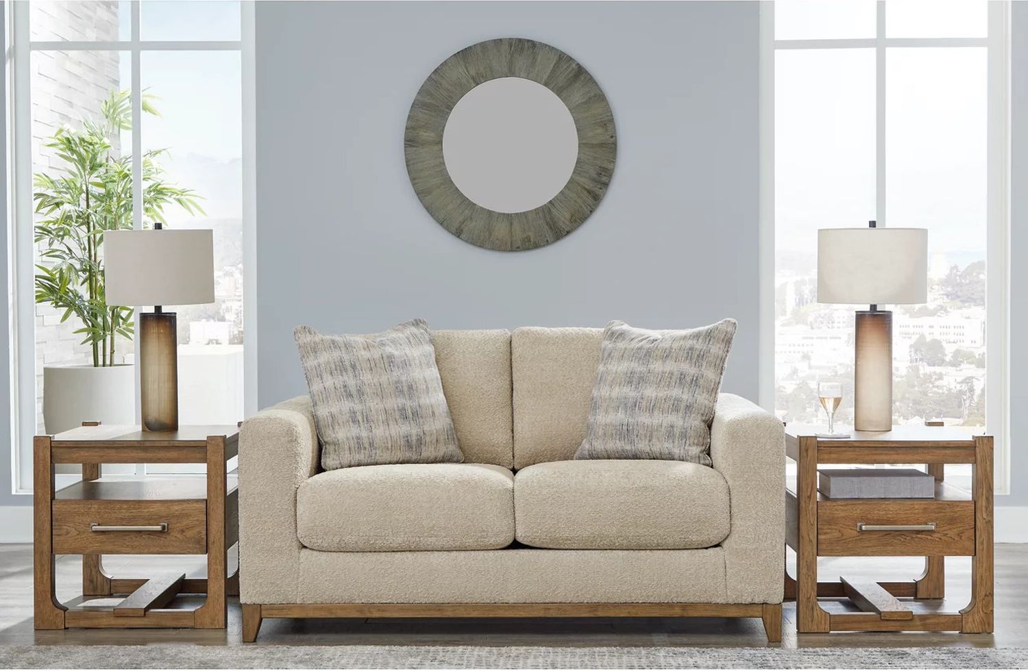 Parklynn Loveseat In Desert 4890235