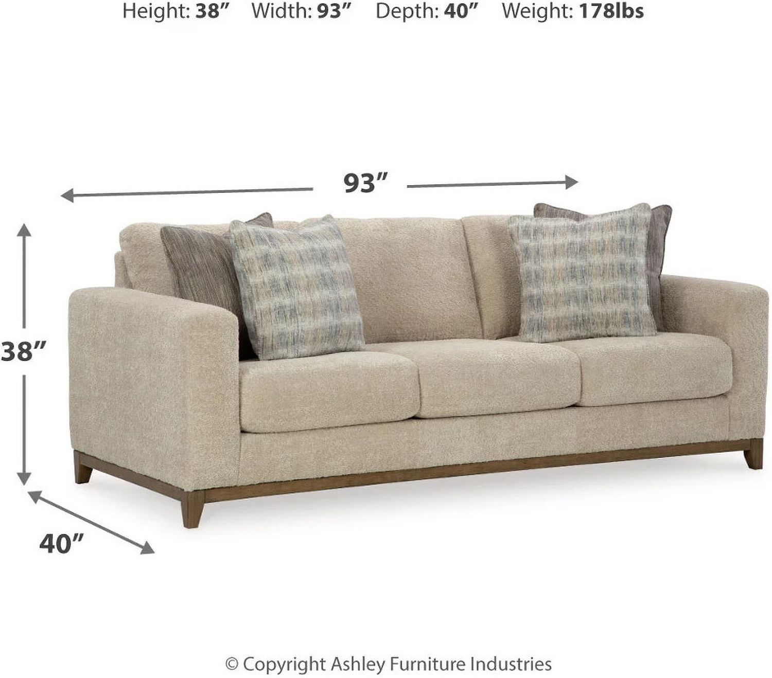 Parklynn Sofa In Desert 4890238