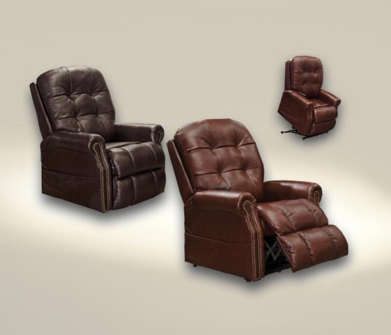 Madison 4891 Power Lift Lay Flat Recliner w/Heat & Msg (Italian Leather) 4891