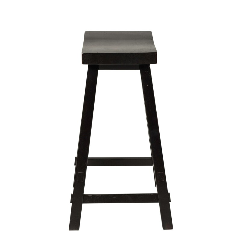 Creations 24 Inch Sawhorse Counter Stool - Black (RTA) 48B1824