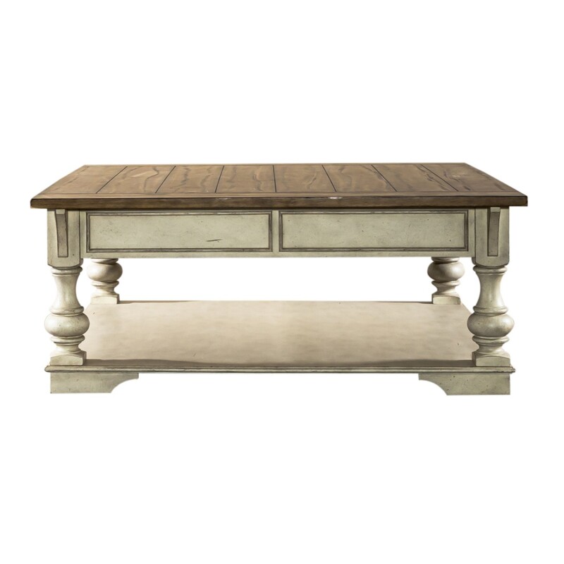 Morgan Creek Drawer Square Cocktail Table 498OT1012