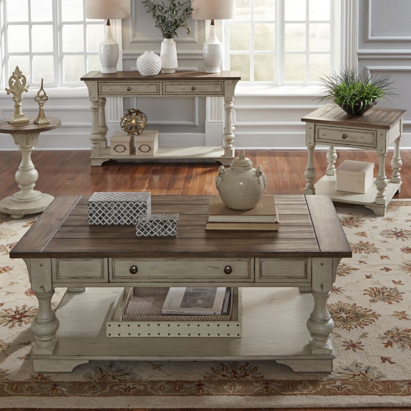 Morgan Creek 3 Piece Set (1-Cocktail 2-End Tables) 498OT3PCS