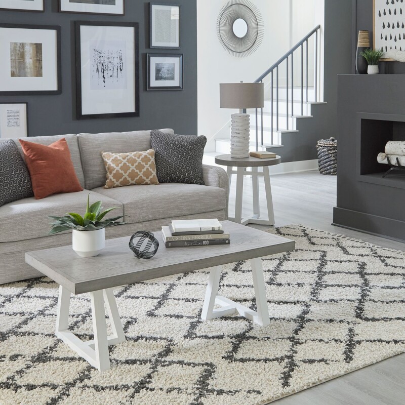 Palmetto Heights 3 Piece Set (1-Cocktail 2-End Tables) 499OT3PCS