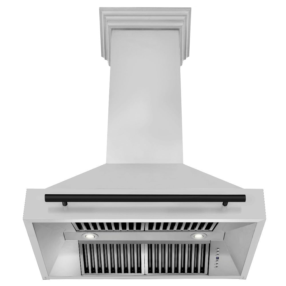 Autograph Edition 36 in. Kitchen Package with Stainless Steel Dual Fuel Range, Range Hood, Dishwasher and Refrigerator Including External Water Dispenser with Matte Black Accents 4AKPRRARHDWM36MB, product image 12 of 28
