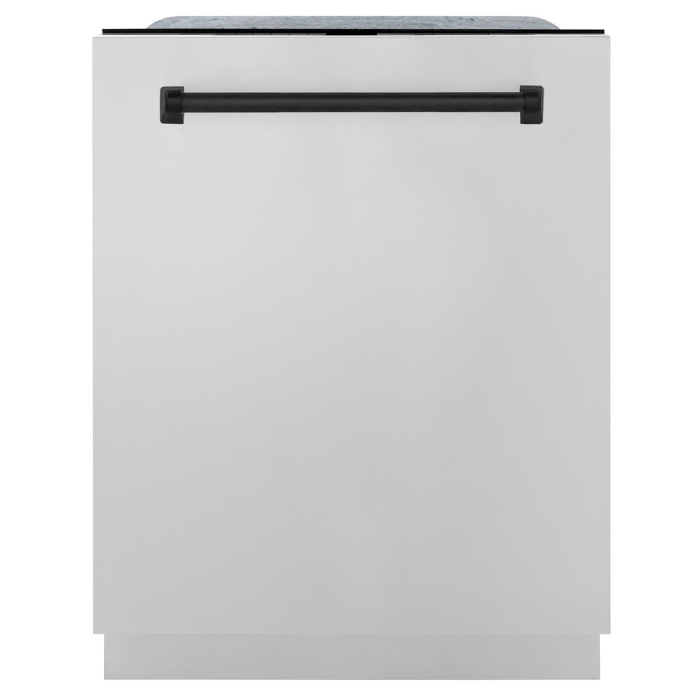 Autograph Edition 36 in. Kitchen Package with Stainless Steel Dual Fuel Range, Range Hood, Dishwasher and Refrigerator Including External Water Dispenser with Matte Black Accents 4AKPRRARHDWM36MB, product image 15 of 28