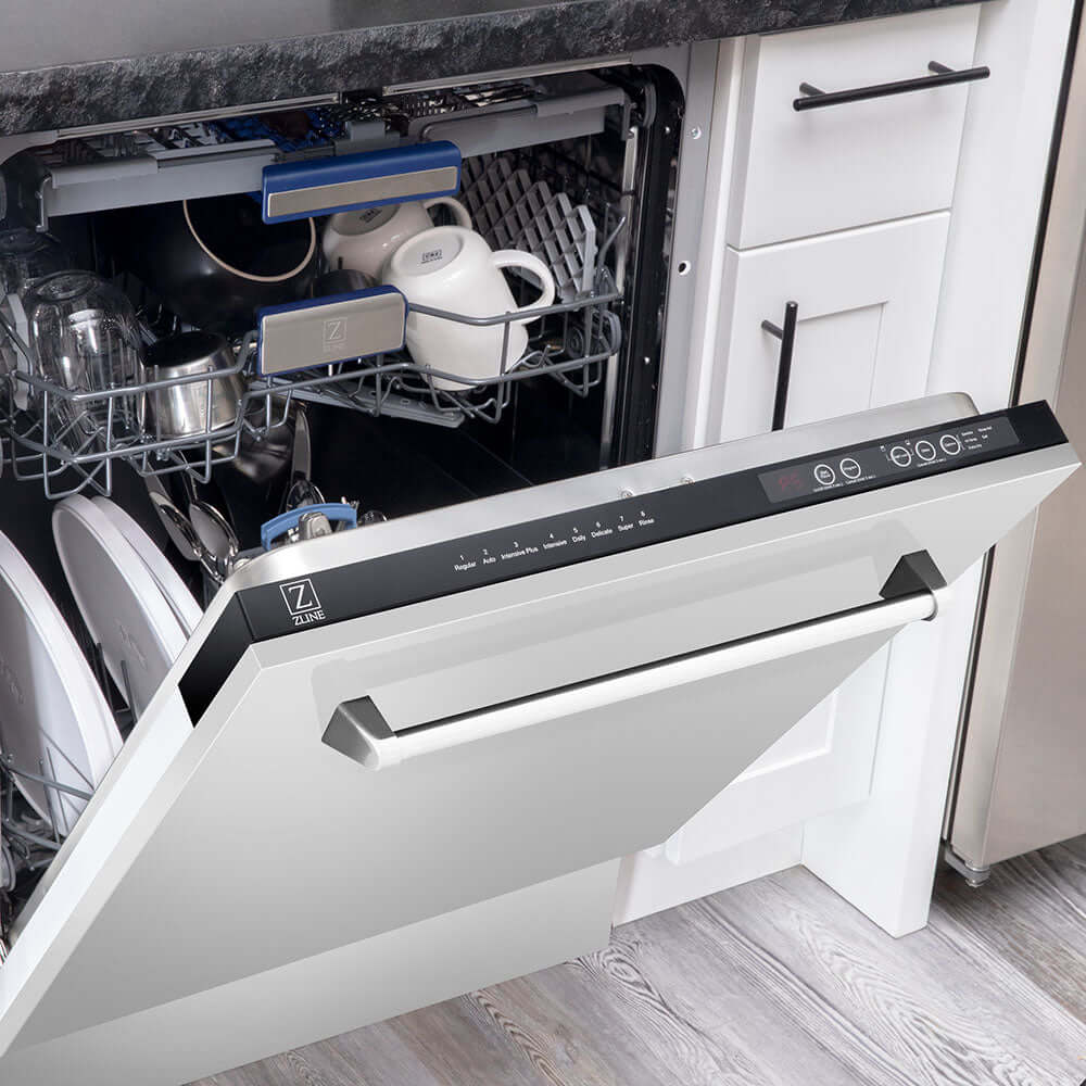 30 in. Kitchen Package with Stainless Steel Dual Fuel Range, Range Hood, Microwave Drawer and Tall Tub Dishwasher 4KPRARH30MWDWV