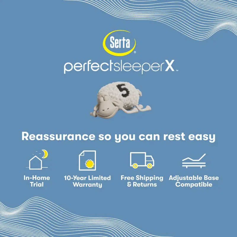 Serta Perfect Sleeper X Hybrid Mattress - Level One Medium - Medium / Full 5000120711030