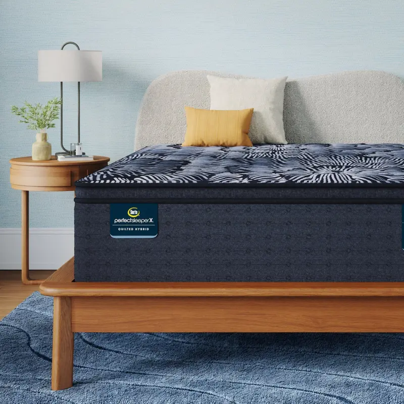 Serta Perfect Sleeper X Quilted Hybrid Mattress - Level One Medium Pillow Top - Medium Pillow Top / Cal King 5001056731070