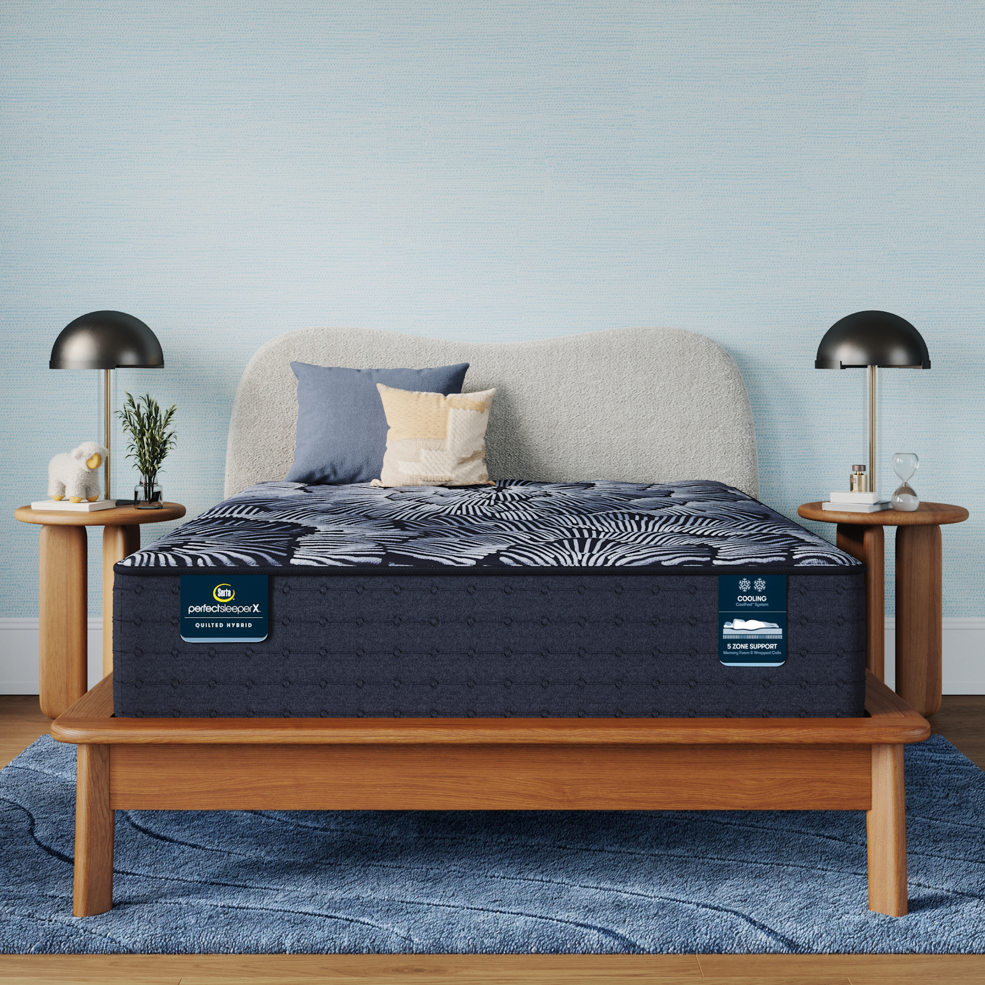 Perfect Sleeper X Excelled 14.25" Hybrid Plush Mattress Set -Twin XL 5001284529920