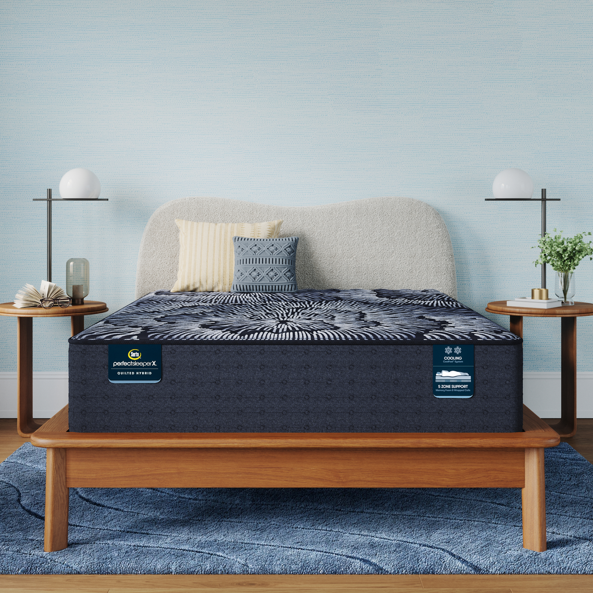 Perfect Sleeper X Excelled 13.75" Hybrid Extra Firm Mattress Set -Twin XL 5001452519920
