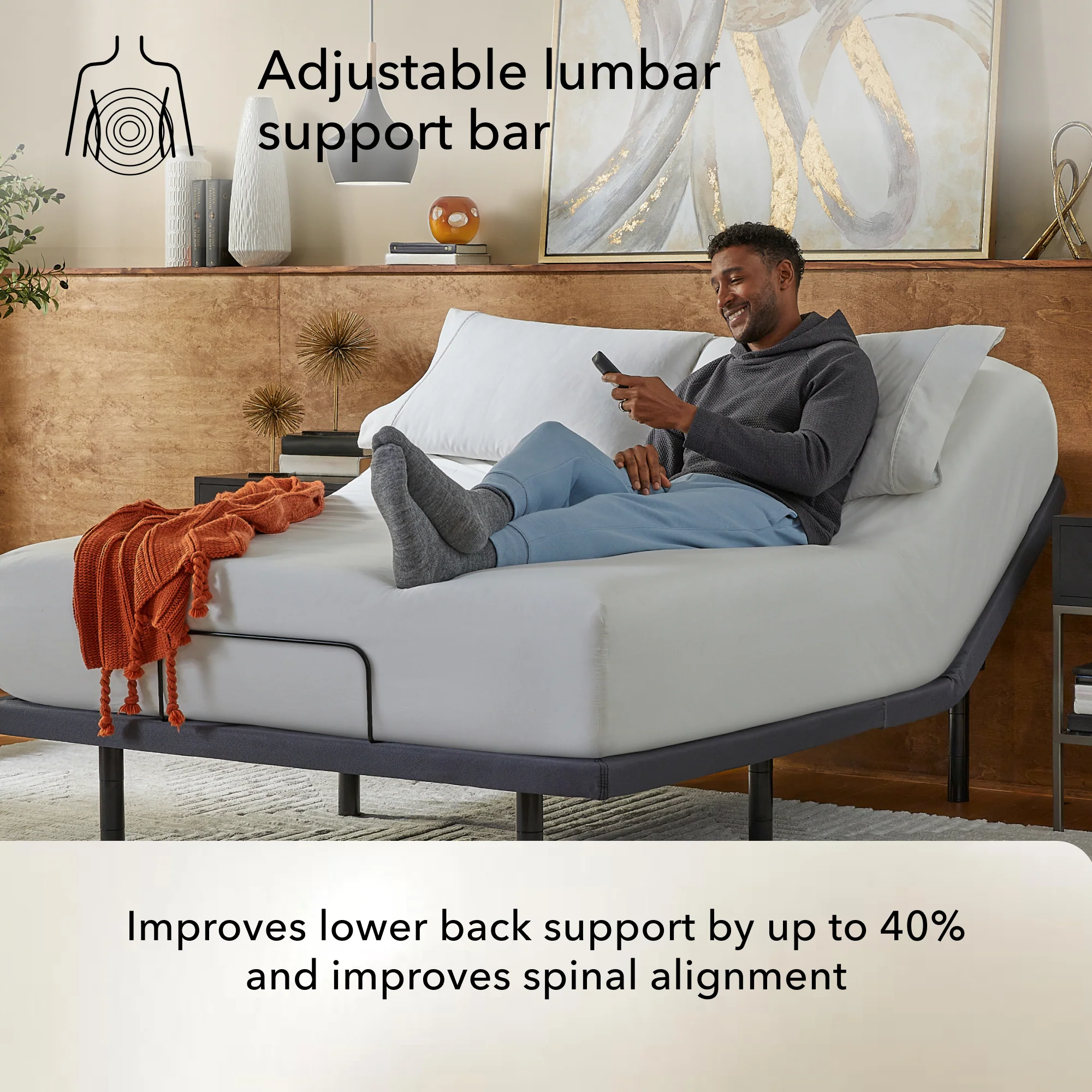 Baselogic™ Pearl Adjustable Base - Twin XL 5008375197520